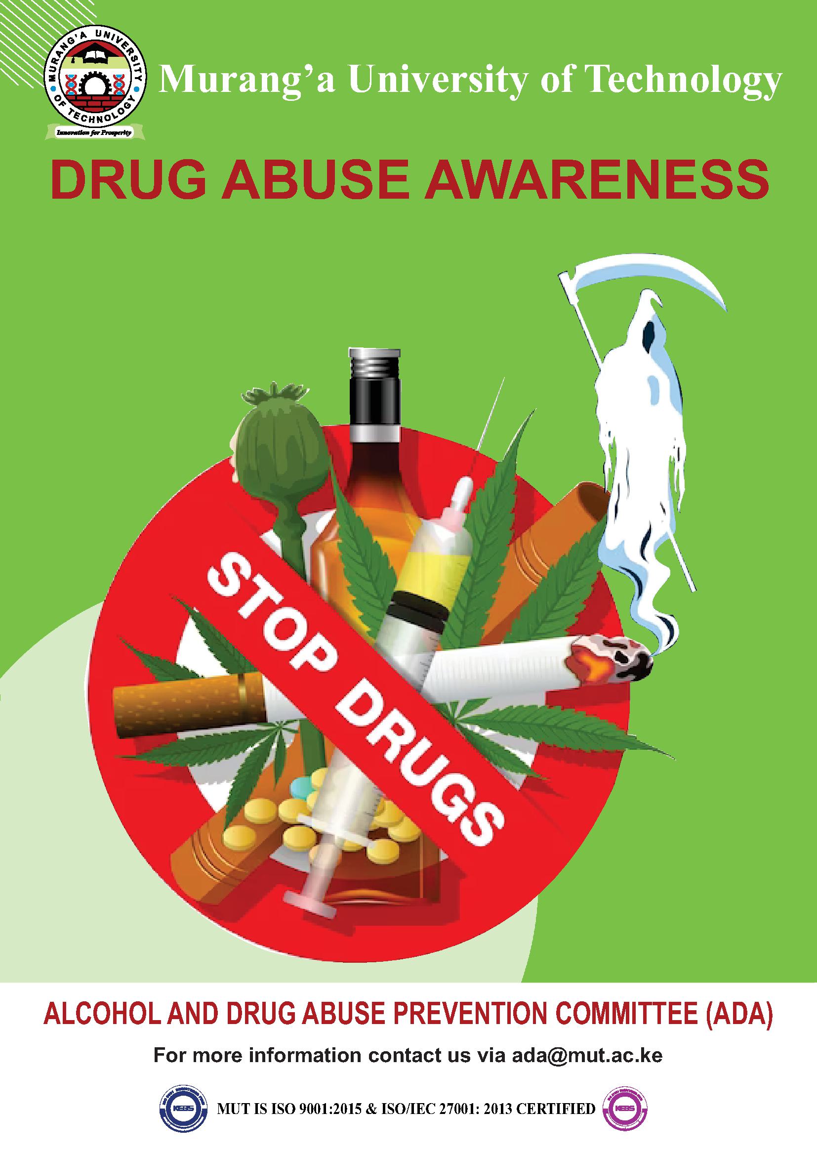 Alcohol And Drug Abuse Prevention Murang a University Of Technology